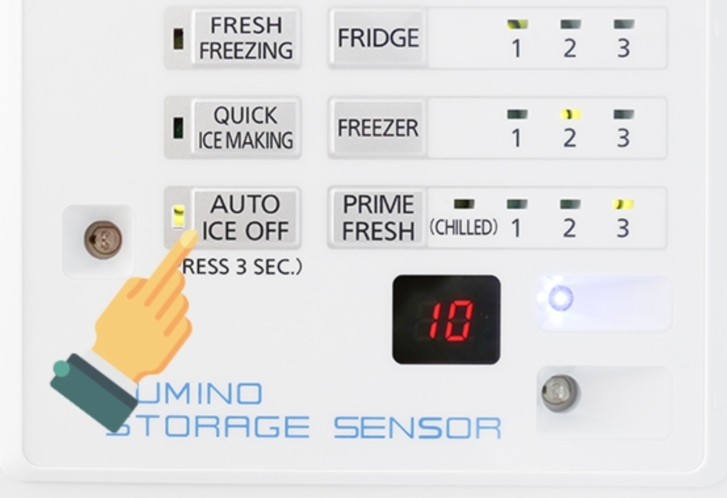 Chế độ làm đá tự động trên tủ lạnh Panasonic