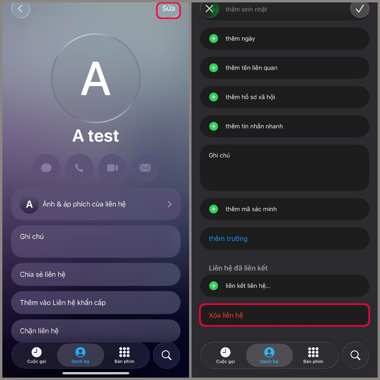 cách xoá danh bạ iPhone cách xoá danh bạ iPhone