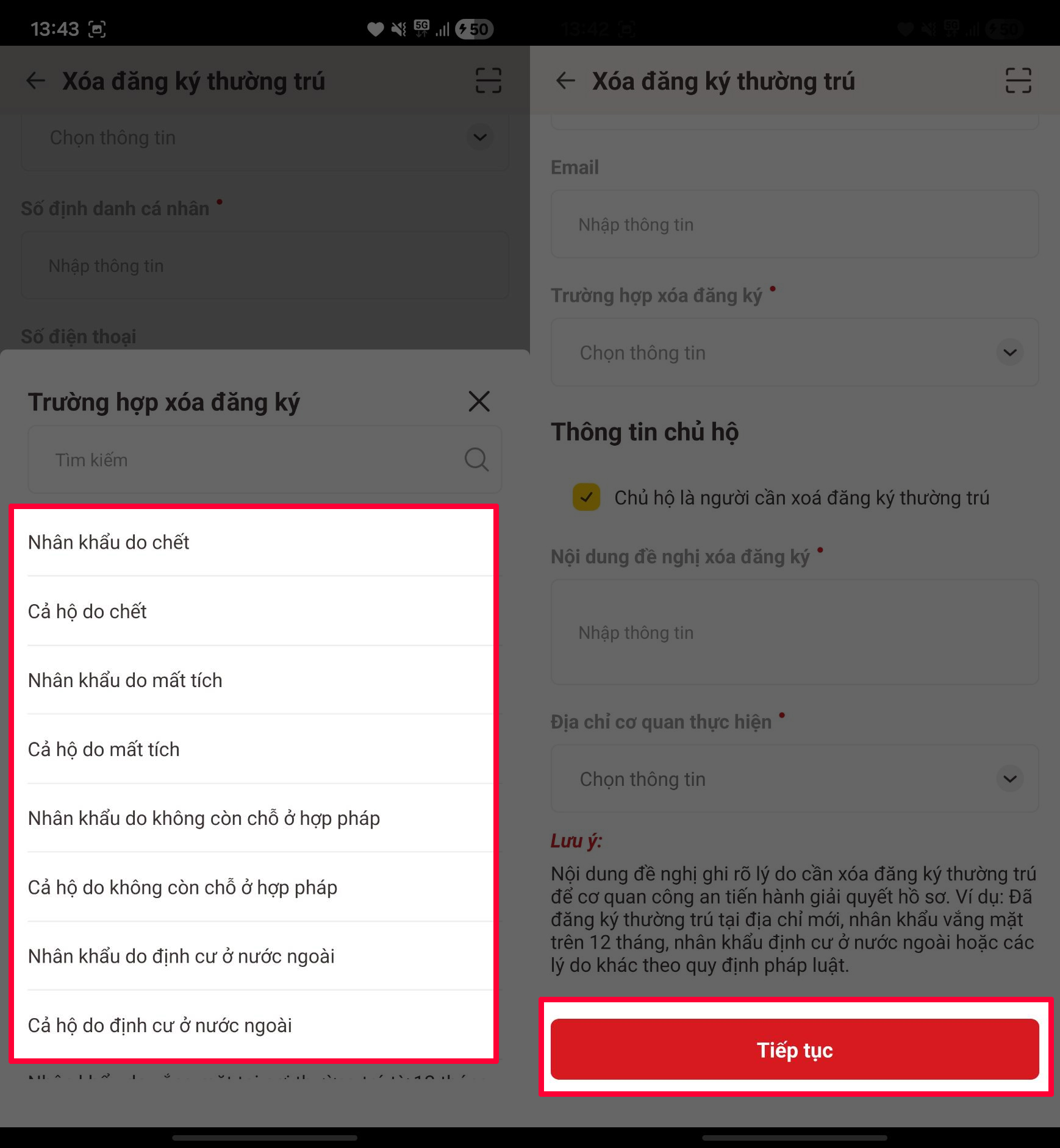 Cách xóa đăng ký thường trú trên VNeID Cách xóa đăng ký thường trú trên VNeID
