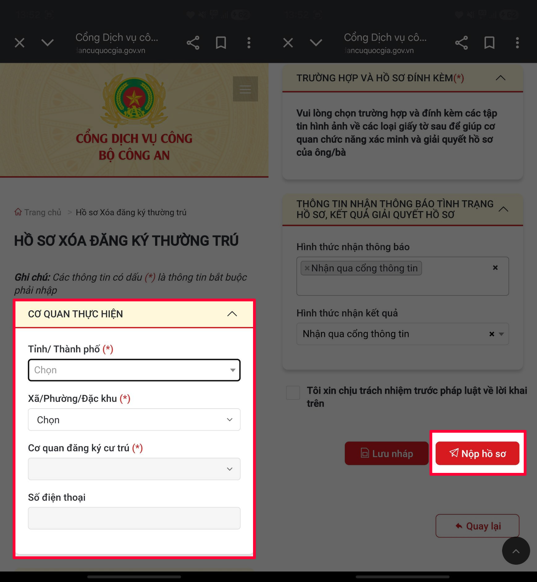 Cách xóa đăng ký thường trú Cách xóa đăng ký thường trú