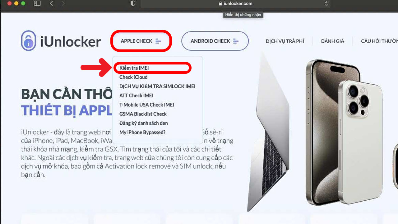 Cách check IMEI iPhone Cách check IMEI iPhone