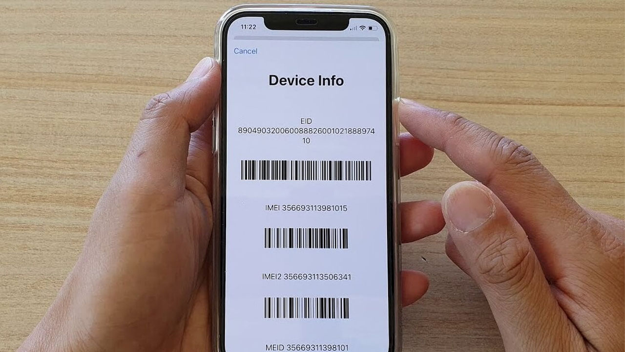 Cách check IMEI iPhone