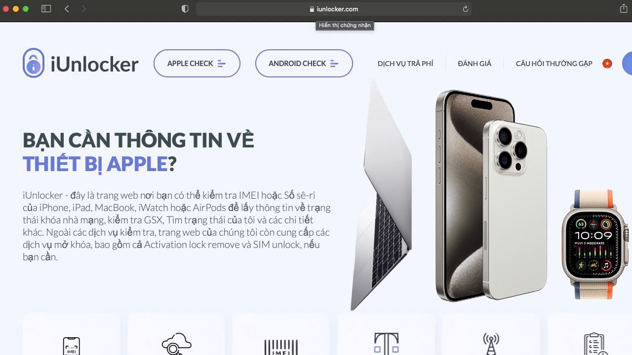 Cách check IMEI iPhone Cách check IMEI iPhone