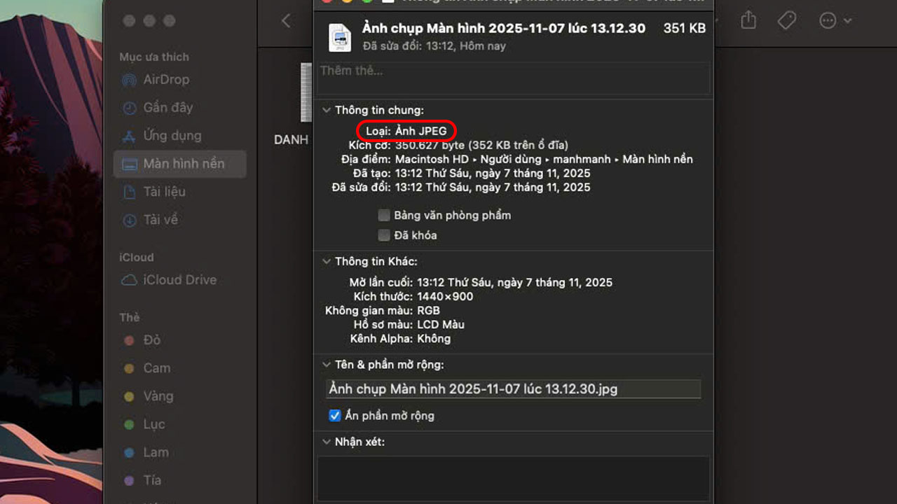 Cách chụp màn hình MacBook