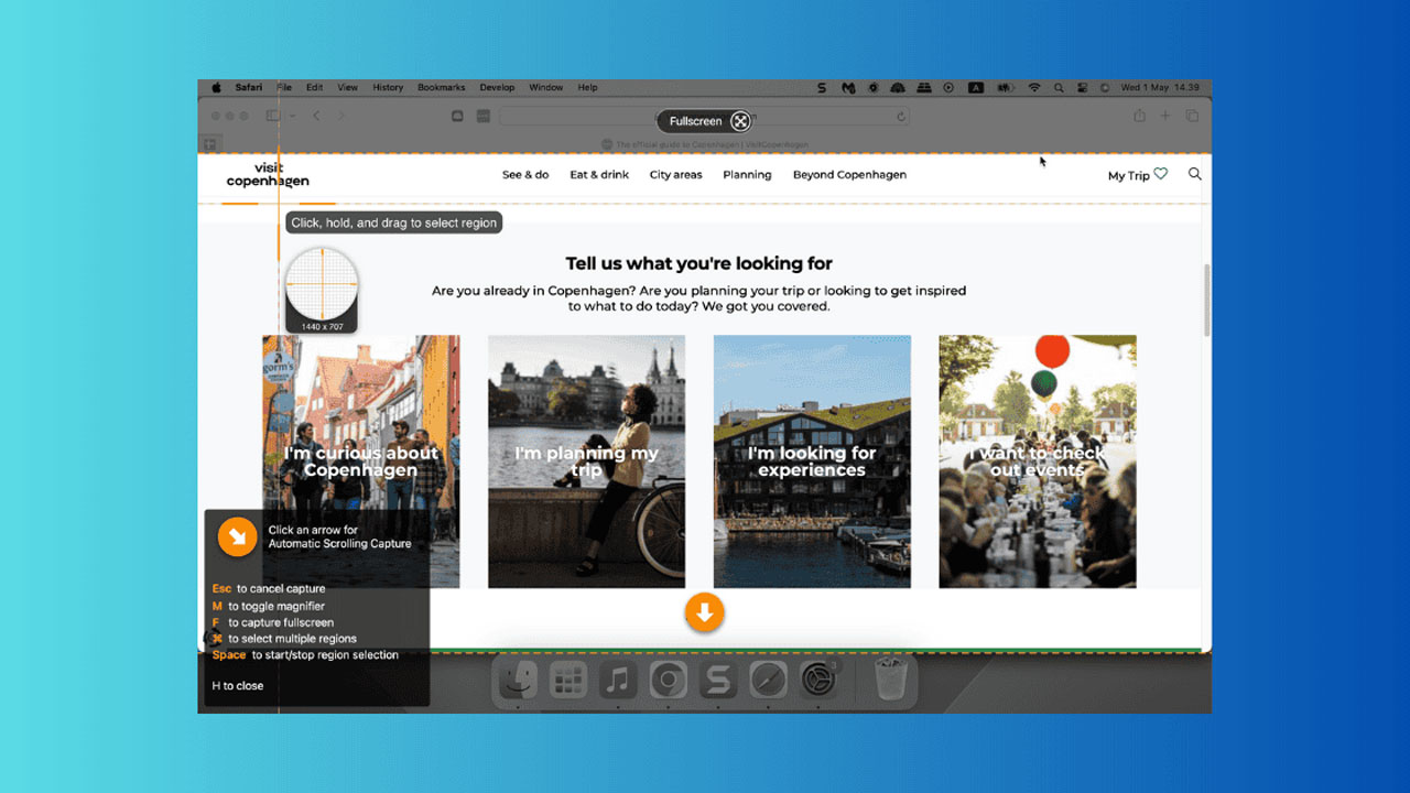 Cách chụp màn hình MacBook