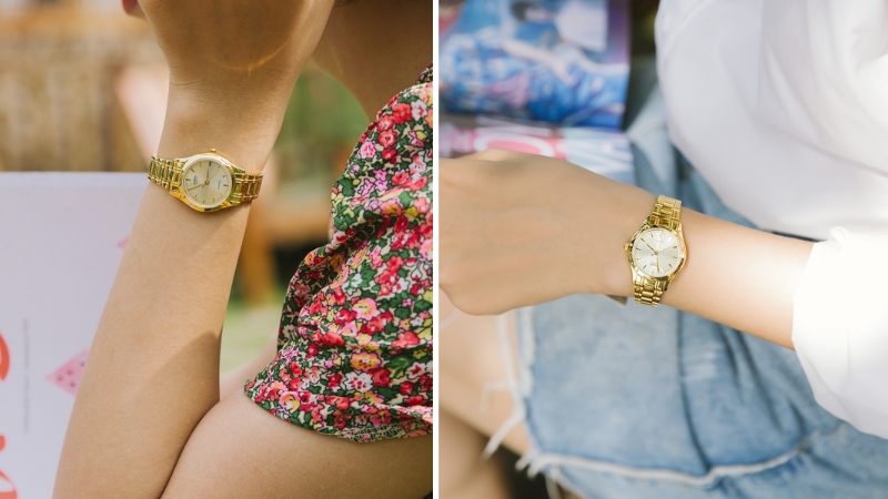 D&acirc;y v&agrave; vỏ mạ v&agrave;ng sang trọng