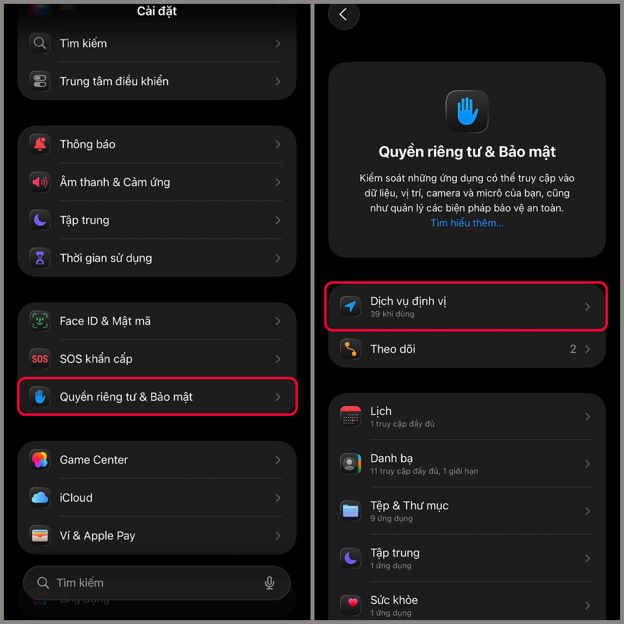 Cách tắt định vị iPhone Cách tắt định vị iPhone