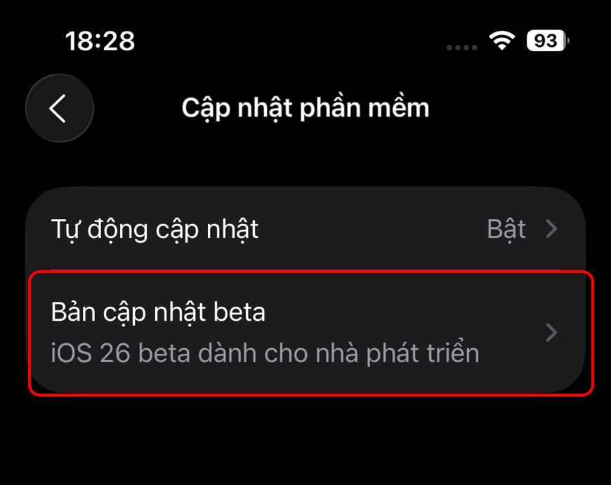 Cập nhật iOS mới nhất