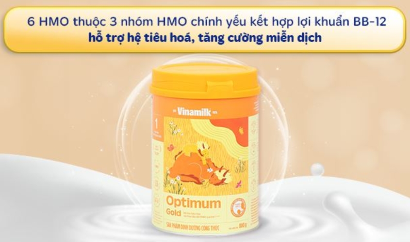 Sữa Optimum Gold hỗ trợ tiêu hóa, tăng cường miễn dịch ở trẻ