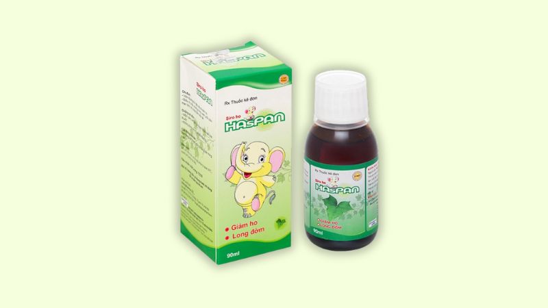 Siro ho Haspan gi&uacute;p giảm ho, long đờm 