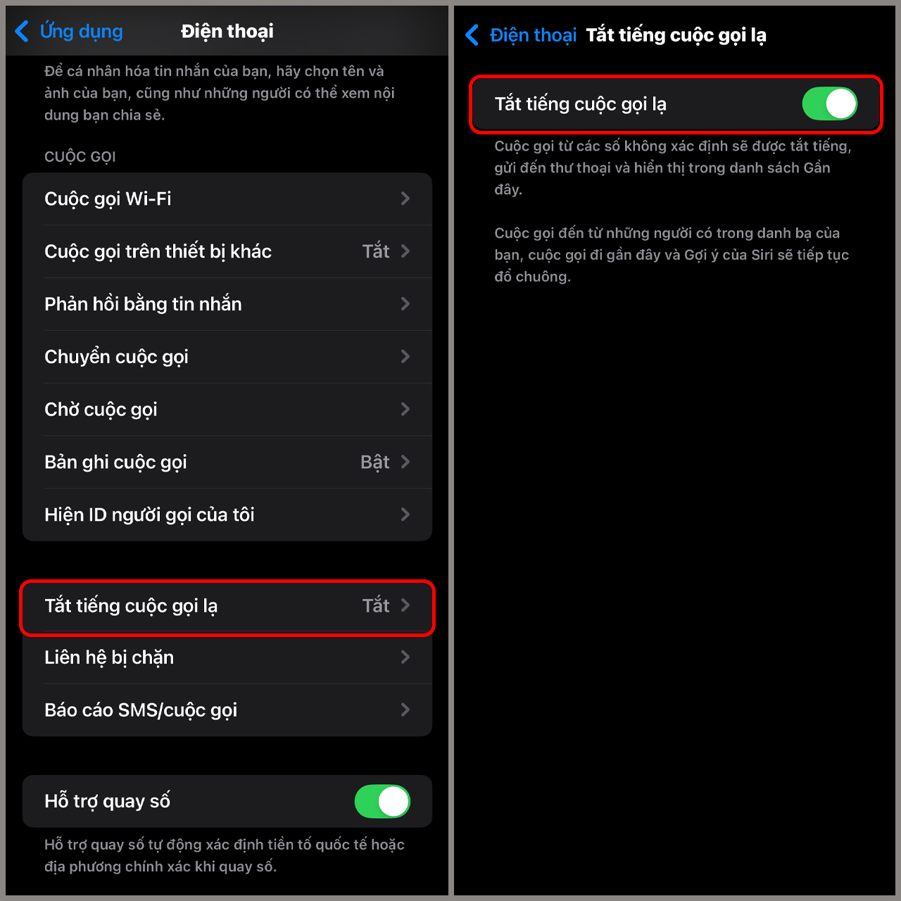 Cách chặn cuộc gọi ngoài danh bạ trên iPhone (iOS 18) Cách chặn cuộc gọi ngoài danh bạ trên iPhone (iOS 18)