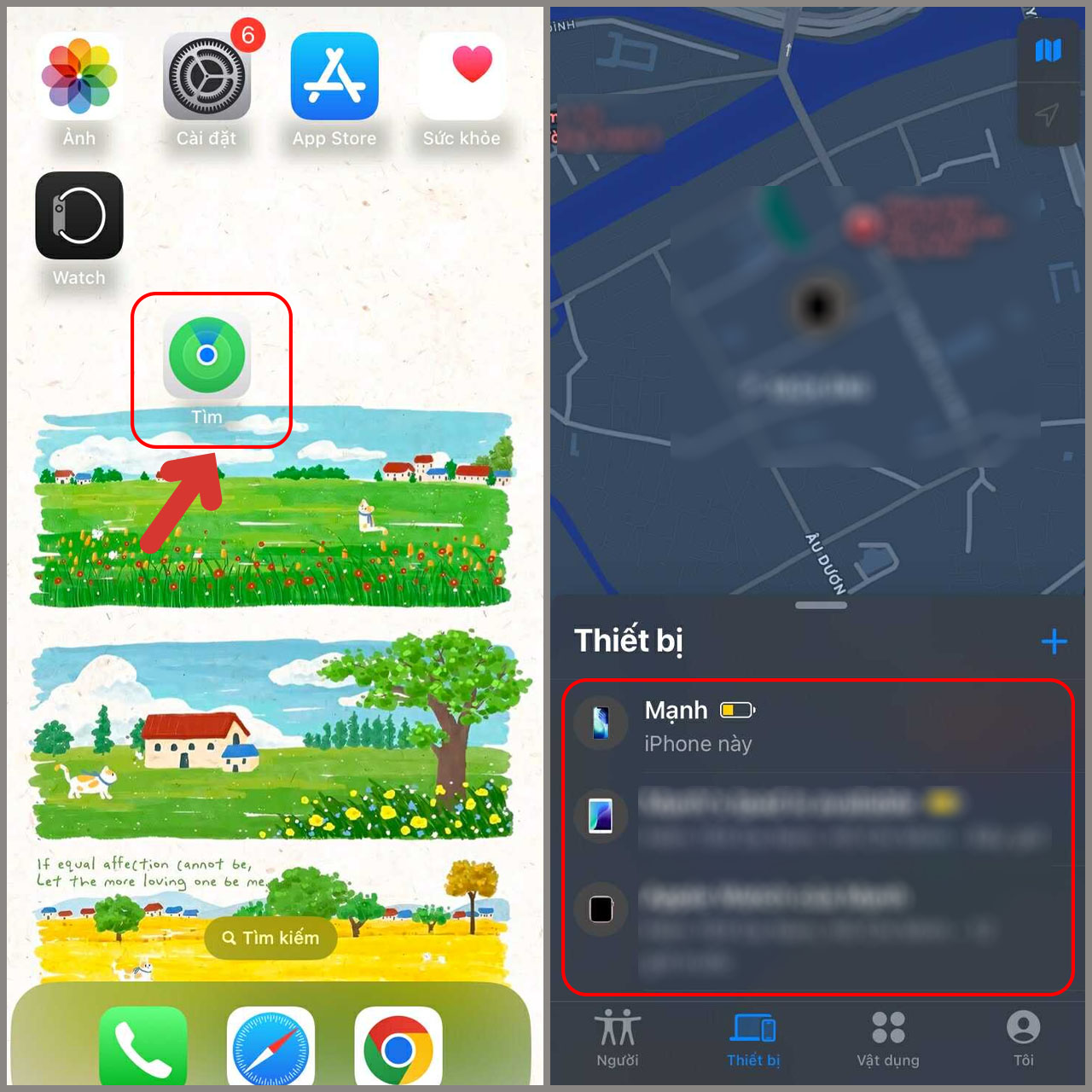 Cách sử dụng Find My iPhone để tìm điện thoại