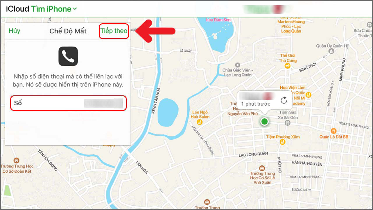 Cách sử dụng Find My iPhone để tìm điện thoại