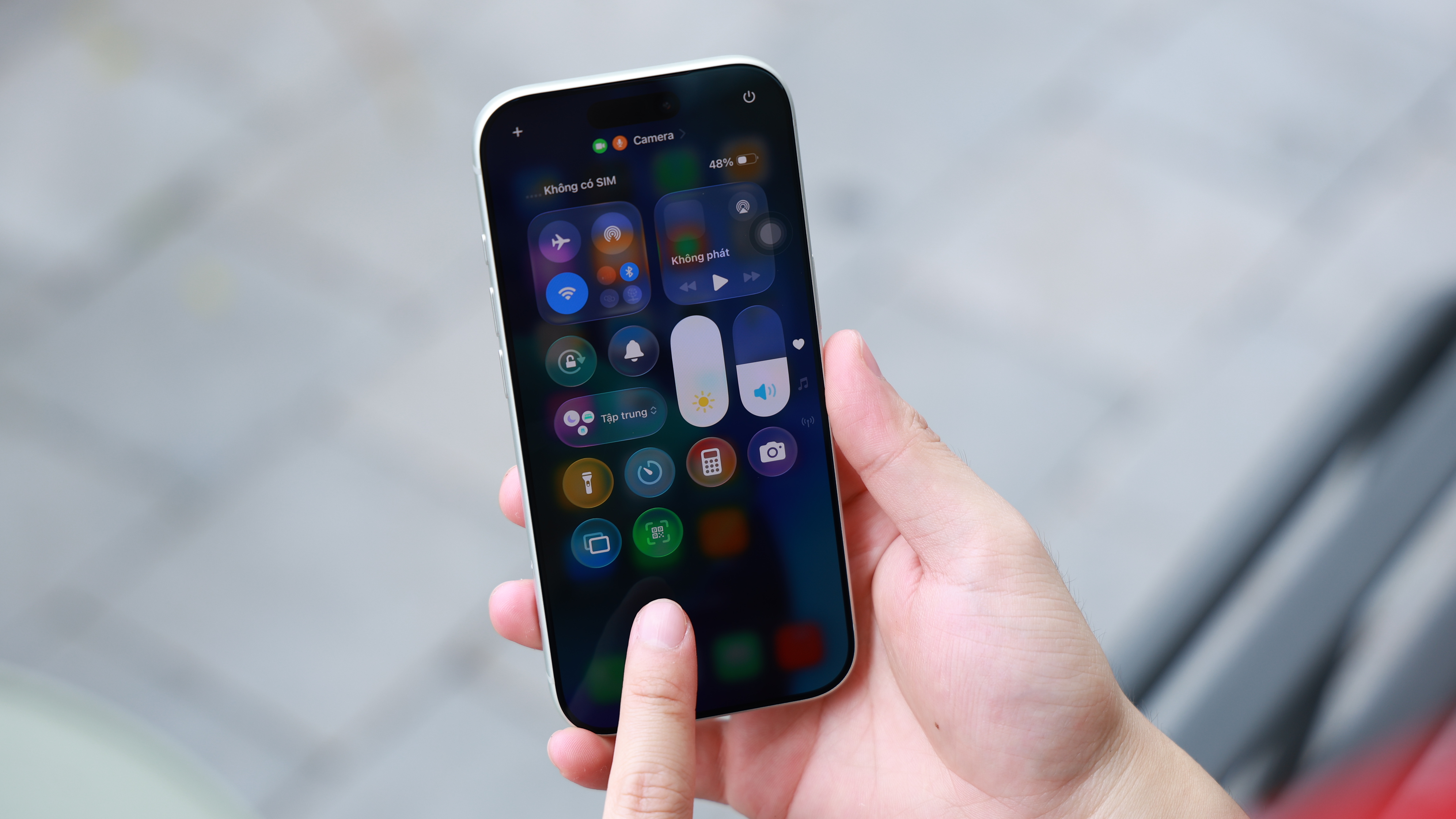 iPhone lỗi khóa hướng dọc 