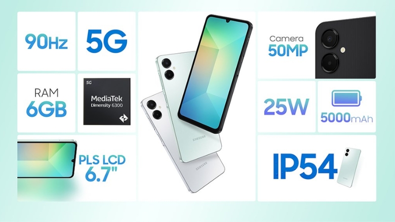Điện thoại Samsung Galaxy A06 5G Điện thoại Samsung Galaxy A06 5G