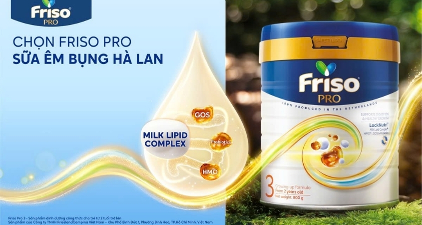 Friso Pro - Sữa êm bụng Hà Lan