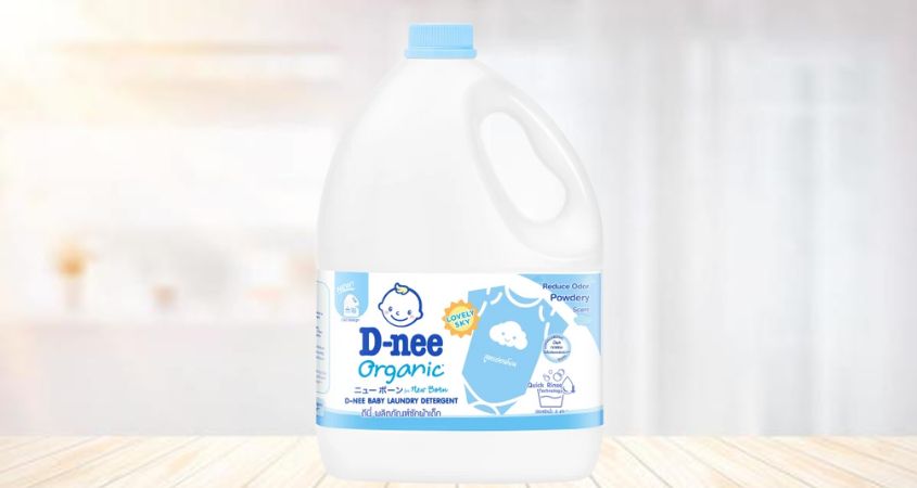 Nước giặt quần áo cho bé D-nee Xanh hương ban mai can 3 lít