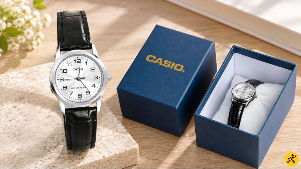 Đồng hồ CASIO Timeless 25.1 mm Nữ LTP-V001L-7BUDF Đồng hồ CASIO Timeless 25.1 mm Nữ LTP-V001L-7BUDF