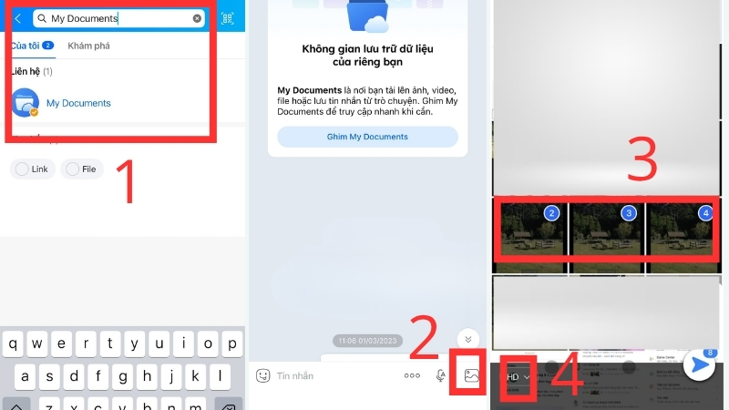 Cách chuyển ảnh từ iPhone sang máy tính bằng Zalo Cách chuyển ảnh từ iPhone sang máy tính bằng Zalo