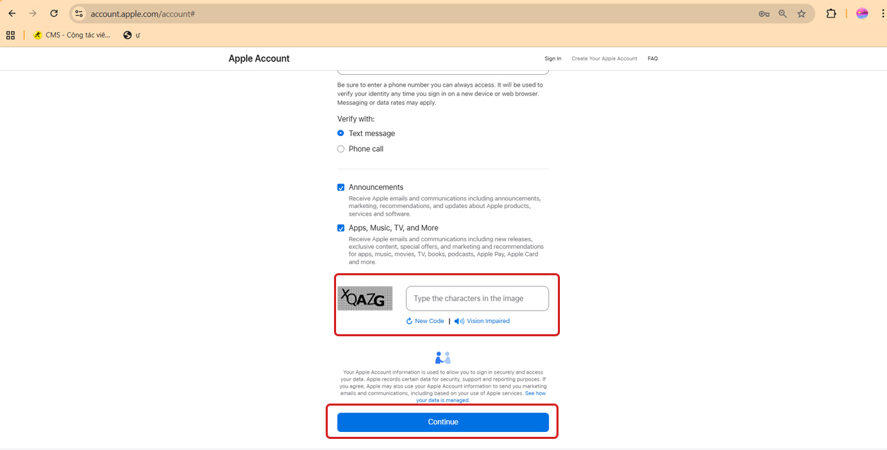 Cách tạo iCloud trên iPhone