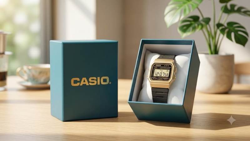 Đồng hồ CASIO Timeless 33 mm Nam F-91WM-9ADF Đồng hồ CASIO Timeless 33 mm Nam F-91WM-9ADF