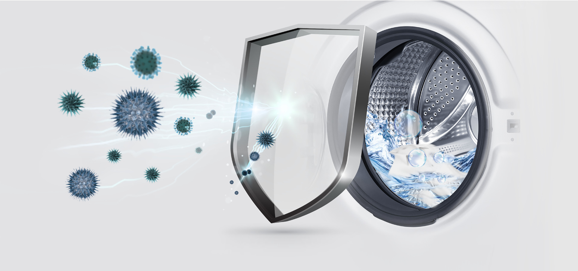 Tính năng kháng khuẩn ABT giúp quần áo sạch thơm và an toàn hơn