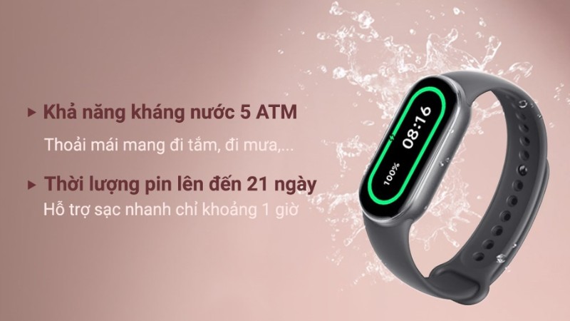 Thời lượng pin lớn đến 21 ngày