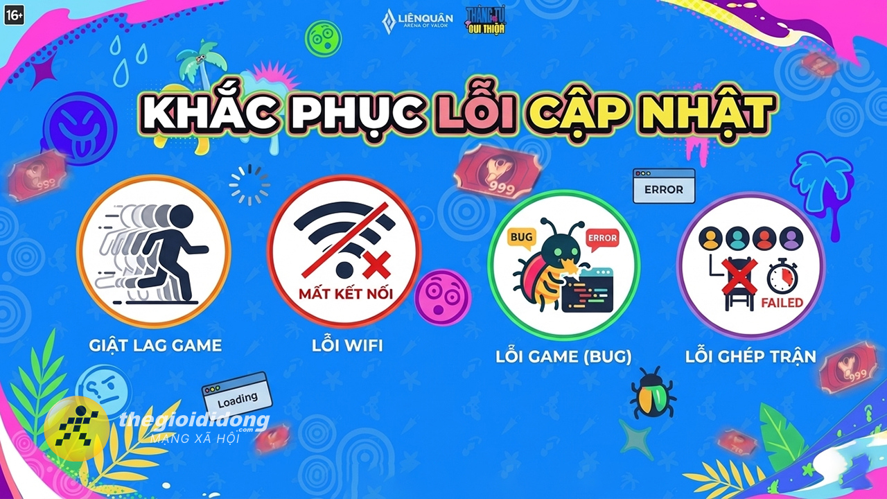 Lỗi cập nhật Liên Quân Mobile phiên bản mới Lỗi cập nhật Liên Quân Mobile phiên bản mới