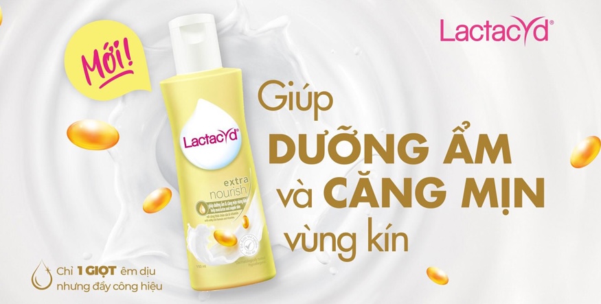 Dung dịch vệ sinh phụ nữ Lactacyd Extra Nourish hương dịu nhẹ