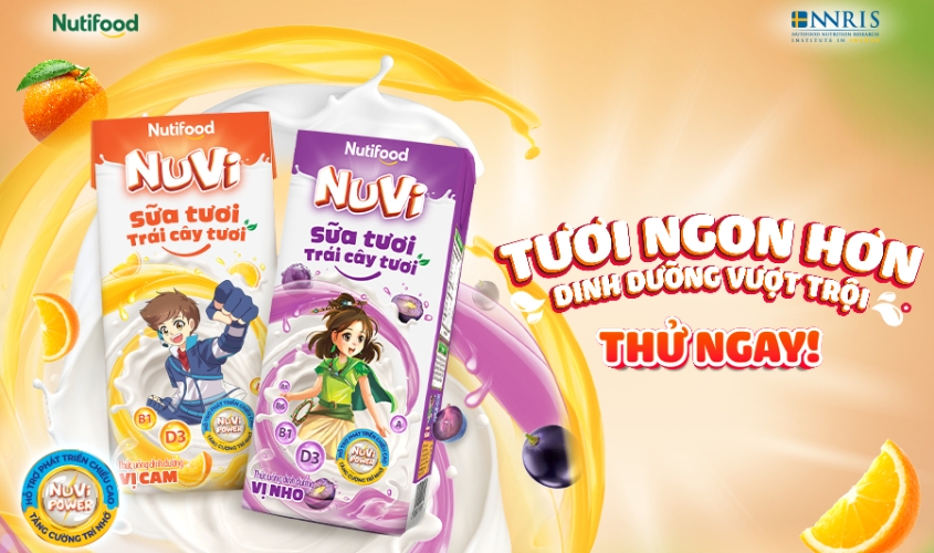 Sữa trái cây Nuvi