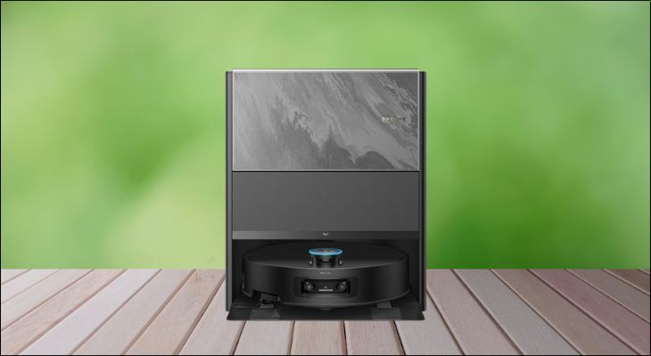 Robot hút bụi lau nhà Dreame Aqua 10 Pro Track lau sàn sạch bóng bằng nước sạch 45°C với công nghệ TrackSync™