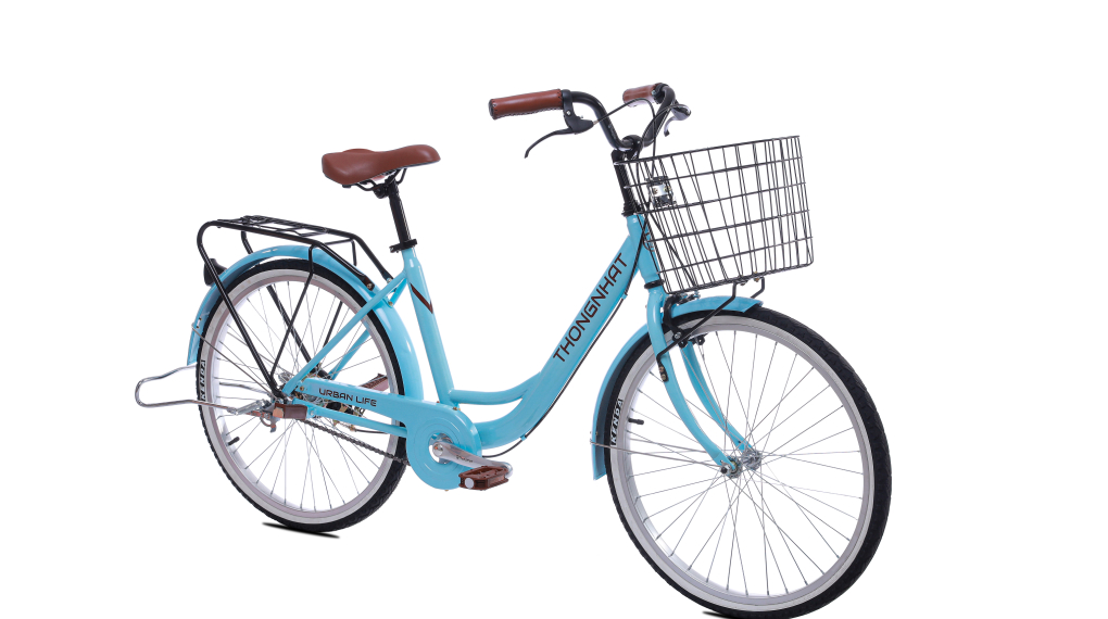 Xe Đạp Đường Phố Thống Nhất LD 24-01 2023 - 24 inch (Có giỏ xe) thiết kế tinh tế, nhẹ nhàng