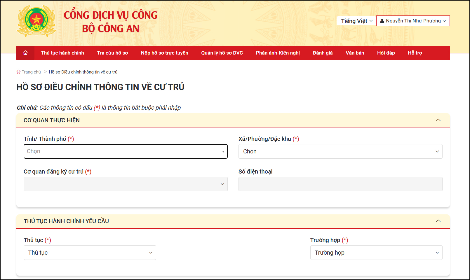 Cách thay đổi thông tin trong Cơ sở dữ liệu về cư trú trên máy tính Cách thay đổi thông tin trong Cơ sở dữ liệu về cư trú trên máy tính