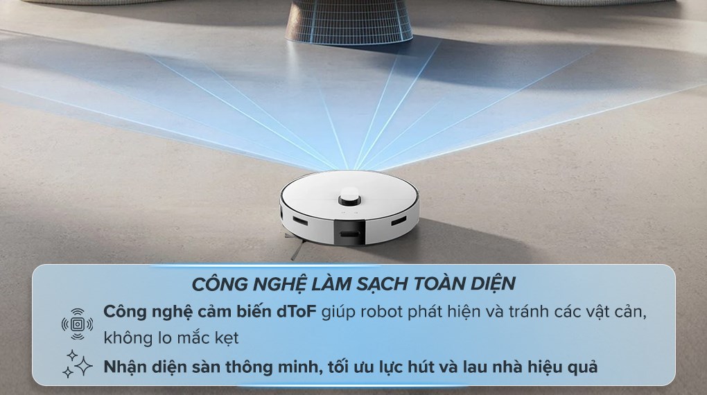 Robot hút bụi lau nhà Samsung VR7MD96514G/SV làm sạch hiệu quả không gian