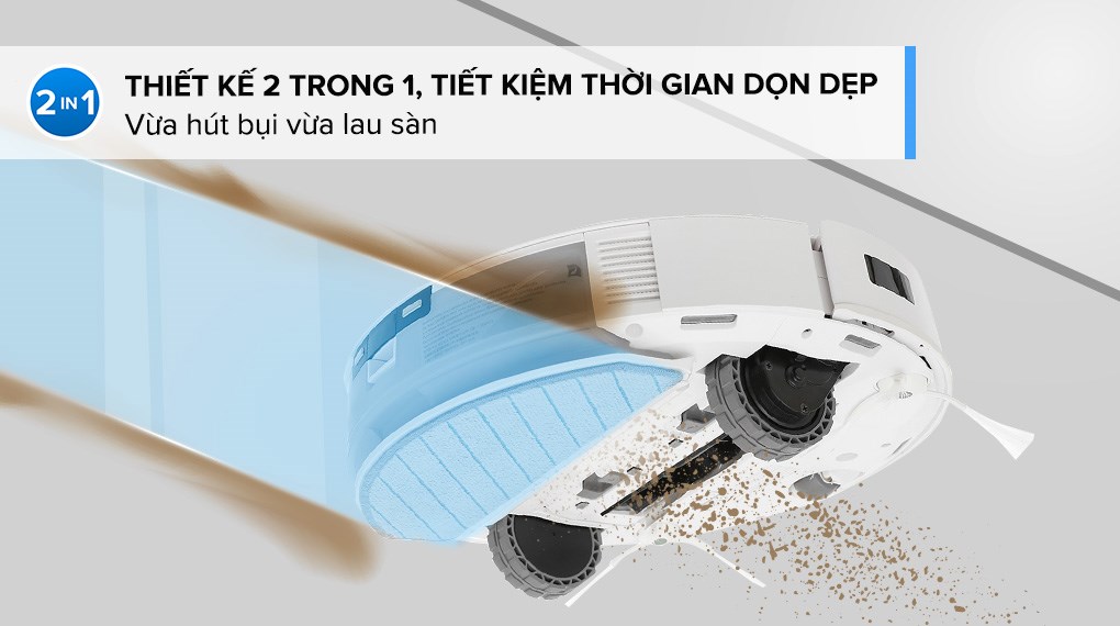Robot hút bụi lau nhà Ecovacs T10 thích hợp cho nhà chung cư