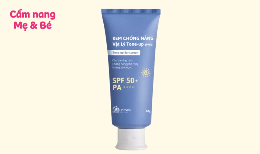 Kem chống nắng cho bà bầu Vật Lý Tone-up Cỏ Mềm