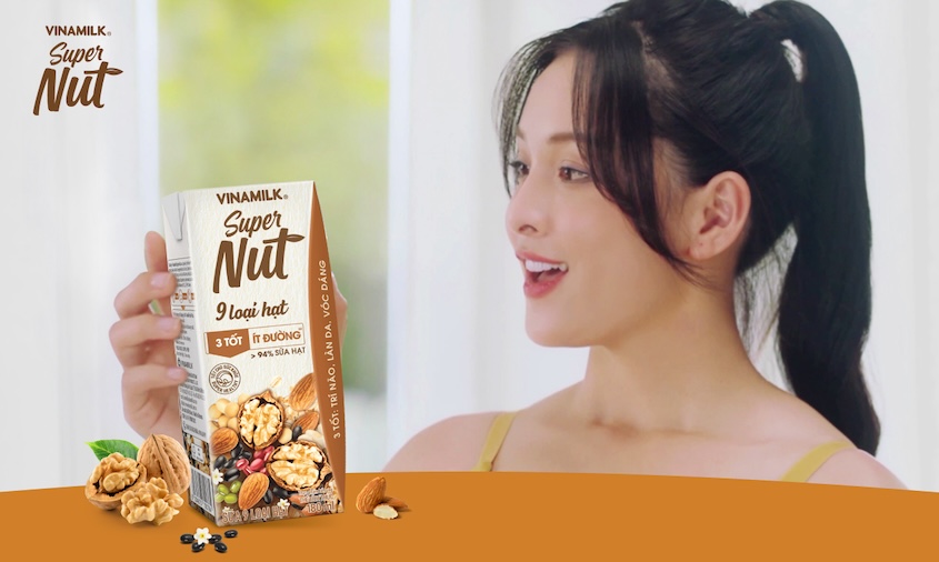 Lốc 4 hộp sữa hạt Vinamilk Super Nut 180 ml (từ 4 tuổi)