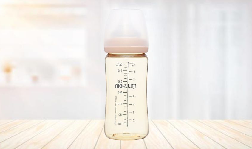 Bình sữa nhựa PPSU Moyuum cổ rộng 270 ml (từ 2 tháng)