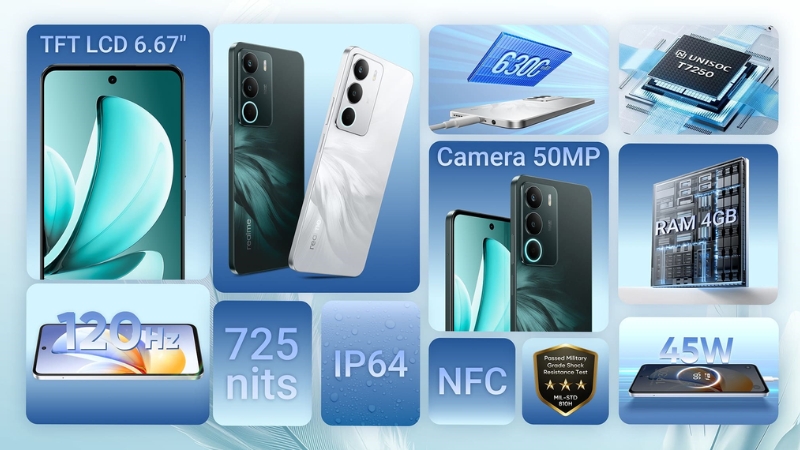 Điện thoại realme C71 Điện thoại realme C71