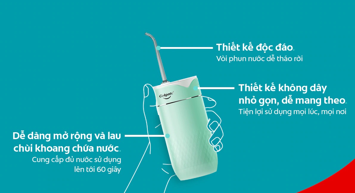 Máy Tăm Nước Colgate® Blast Water Flosser | Colgate