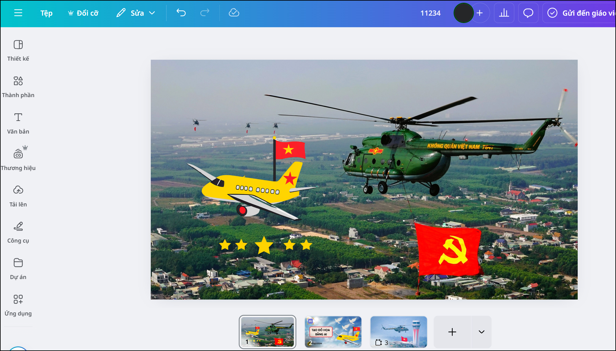 Cách đánh số trang trên Canva Cách đánh số trang trên Canva