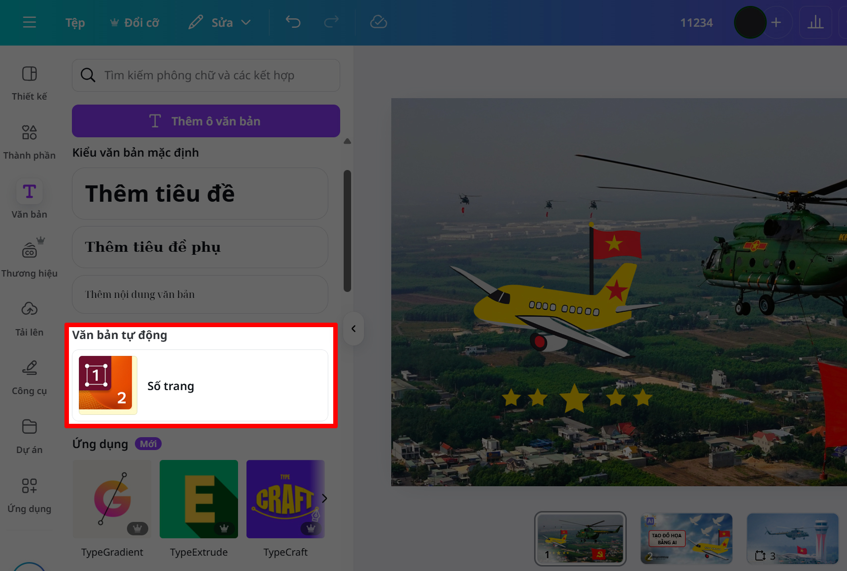 Cách đánh số trang trên Canva Cách đánh số trang trên Canva