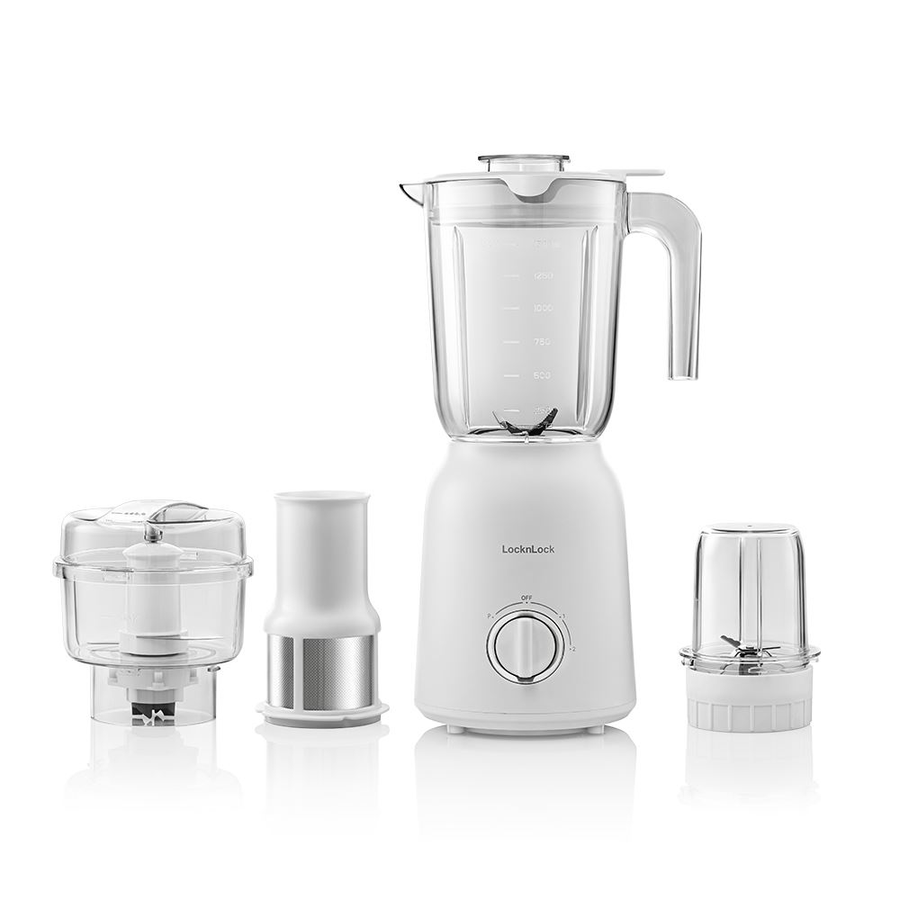 Máy xay đa năng Lock&Lock EJM416WHT có thể xay nhiều loại thực phẩm khác nhau