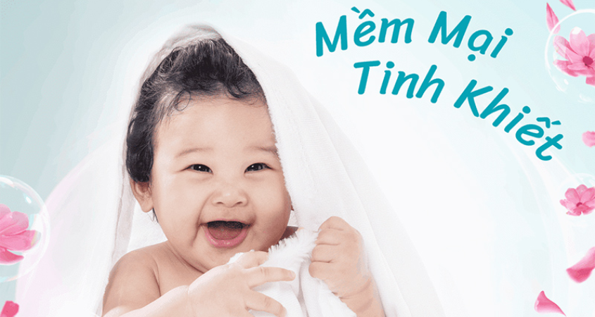 Nước xả quần áo cho bé Downy Kháng Khuẩn Nhẹ Dịu hương dịu nhẹ túi 3.5 lít