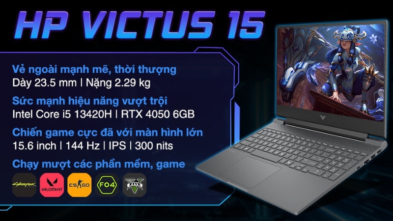 HP Gaming Victus 15 fa2732TX i5