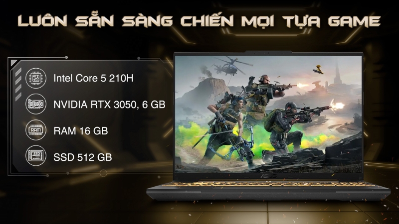 Asus TUF Gaming F16 FX607VJ Core 5