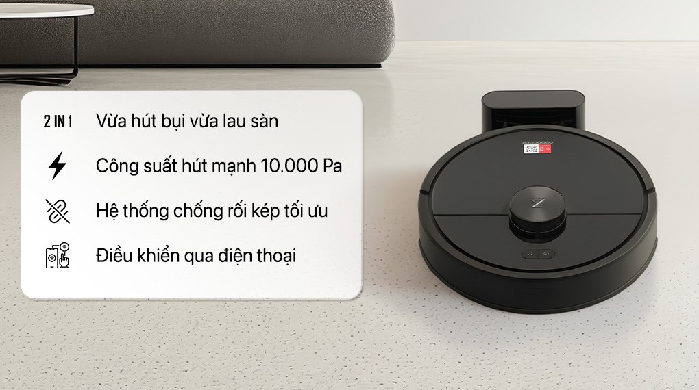 Robot hút bụi lau nhà Roborock Q7 TF là thiết bị có công nghệ tiết kiệm điện tốt trên thị trường