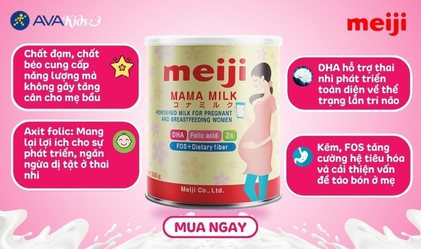 Sữa bầu Meiji Mama 350g