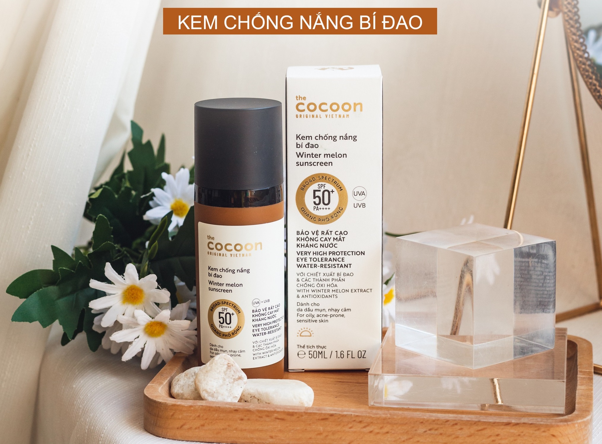 Kem Chống Nắng Cocoon Bí Đao
