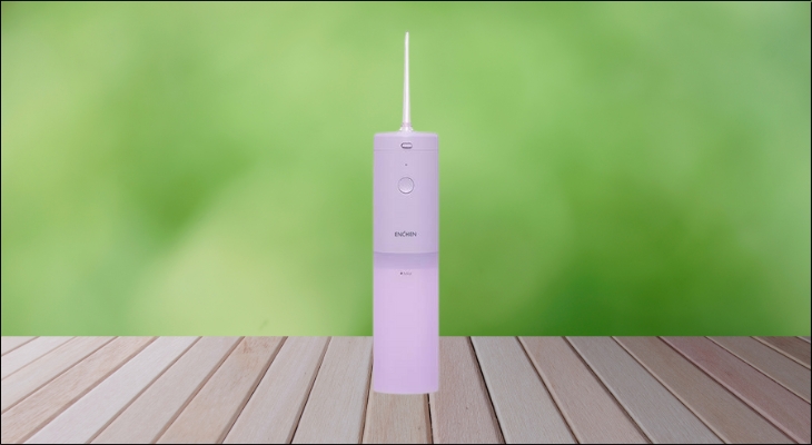 Máy tăm nước Enchen Mint 3 Tím có áp lực tia nước 62 - 142 PSI dễ dàng lấy đi các cặn thức ăn thừa và làm sạch hiệu quả
